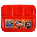 Cars 4 Section Divided Platter