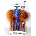 Cars Feather Light up Pen in Display 4 Designs