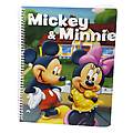 Mickey &amp; Minnie 50 Sheet Spiral Notebook