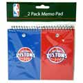 NBA Detroit Pistons 3" x 5" 2 Pack Memo Pad