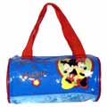 Mickey &amp; Minnie Mini Barrel Bag with Zipper