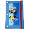 Mickey &amp; Minnie 3 Ring Pencil Pouch with Zipper