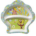 Spongebob Shell Shaped Divided Plate