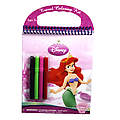 Little Mermaid Travel Coloring Kit