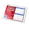 Academic Wirebound Desk/Wall Monthly Calendar