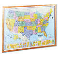 Heritage Full-Color Laminated U.S. Political Map