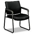 VL443 Series Guest Chair w/Black Fabric Black