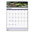Gardens of the World Monthly Wall Calendar 15-1/2