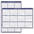 Poster Style Reversible/Erasable Yearly Wall Calen