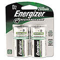 e² NiMH Rechargeable Batteries D 2 Batteries