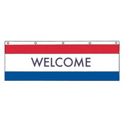 3'x10' Nylon WELCOME Flag