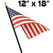 Valprin 12"x18" Polyester U.S. Classroom Flag