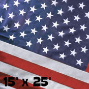 Koralex II 15'x25' Spun Polyester U.S. Flag