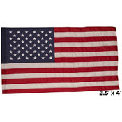 Perma-Nyl 2 1/2'x4' Nylon U.S. Flag