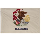 Spectramax 3'x5' Nylon Illinois Flag
