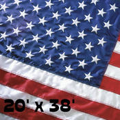 Perma-Nyl 20'x38' Nylon U.S. Flag