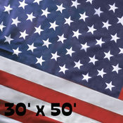 Koralex II 30'x50' Spun Polyester U.S. Flag