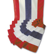 Patriotic Polycotton Striped Bunting