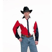 Men's Western Shirt - Lightning Bolt- Size 3XL