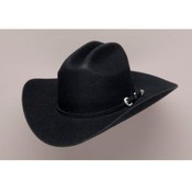 Black Wool Felt Cowboy Hat