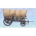 Large Antiqued Covered Wagon