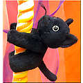 4" Black Cat on Candy Pop