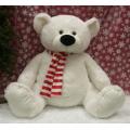 23" White Plush Bear