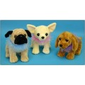 10.5" "Pretty" Dog w/Boa, 3 Asst