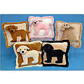 3-D Dog Pillow, 5 Asst.