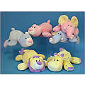 12" Floppy Baby Zoo Animal, 6 Asst.