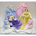 16" Blanket w/Zoo Animal, 6 Asst