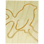 Design Plaque Bird on Branch