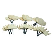 Bulk Pack Crown &amp; Heart Hooks