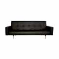 Aragorn Black Convertible Sofa/ Bed