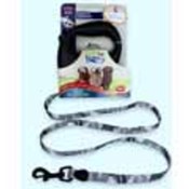 Large Black Dog Leash -  Gray Camouflage
