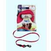 Large Hot Pink Dog Leash -  Pink Polka Dot