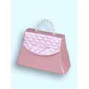 Satin Pink Grace Kelly Mini Purse Favor Boxes