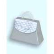 Satin Silver Grace Kelly Mini Purse Favor Boxes