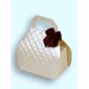 Satin Champagne Mini Purse Favor Boxes