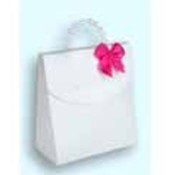 White Pearl Handled Favor Boxes