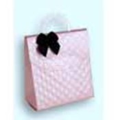 Satin Pink Pearl Handled Favor Boxes