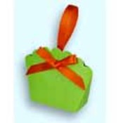 Lime Scalloped Favor Boxes