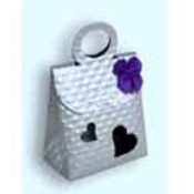 Satin Silver Stylish Favor Boxes
