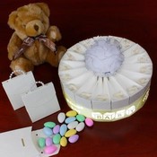 1 Tier Baby Shower Favor Cake Kit - Welcome Baby!