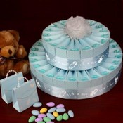 2 Tier Baby Shower Favor Cake Kit - It's a Boy