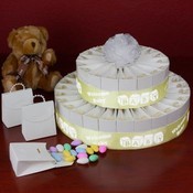 2 Tier Baby Shower Favor Cake Kit - Welcome Baby!