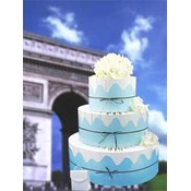 Love in Paris Favor Cake