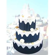 Greek Wedding Favor Cake