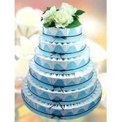 Summer Garden Favor Cake-Unassembled