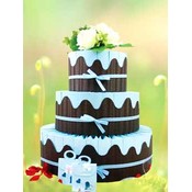 Spring Wedding Favor Cake